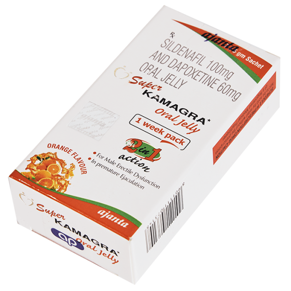 Super Kamagra Oral Jelly packaging by ScriptChemist
