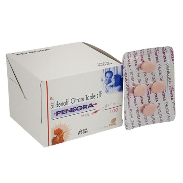 Penegra 100mg Sildenafil tablets pack
